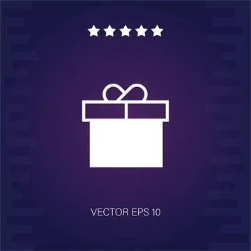 Gift  icon Illustrazione stock