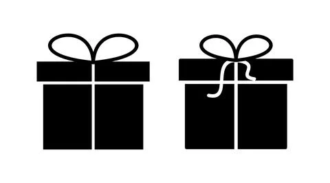 Gift icon vector. gift box icon. birthday gift Stock Illustration