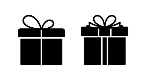 Gift icon vector. gift box icon. birthday gift Stock Illustration
