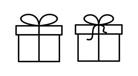 Gift icon vector. gift box icon. birthday gift Stock Illustration