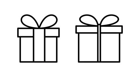 Gift icon vector. gift box icon. birthday gift Ilustração Stock