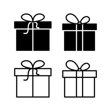Gift icon vector. gift box icon. birthday gift Ilustração Stock