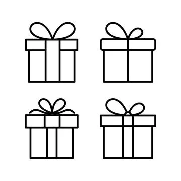Gift icon vector. gift box icon. birthday gift Ilustração Stock