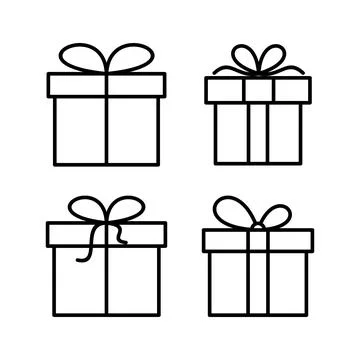 Gift icon vector. gift box icon. birthday gift Ilustração Stock