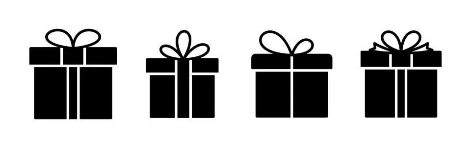 Gift icon vector. gift box icon. birthday gift Ilustração Stock