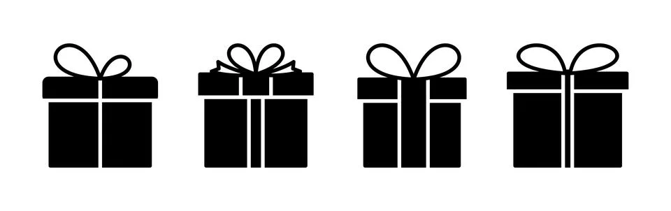 Gift icon vector. gift box icon. birthday gift Ilustração Stock
