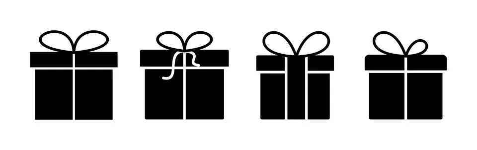 Gift icon vector. gift box icon. birthday gift Ilustração Stock