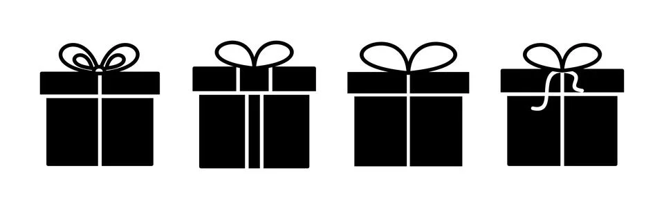 Gift icon vector. gift box icon. birthday gift Ilustração Stock