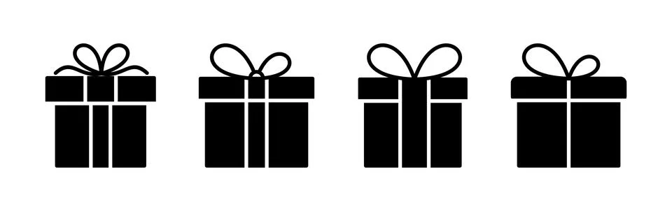 Gift icon vector. gift box icon. birthday gift Ilustração Stock