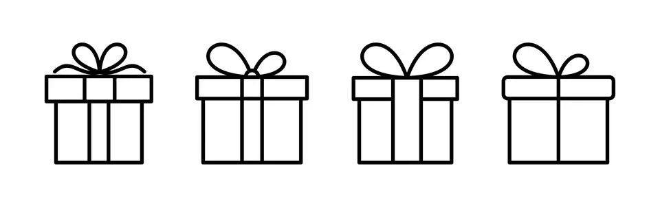 Gift icon vector. gift box icon. birthday gift Ilustração Stock