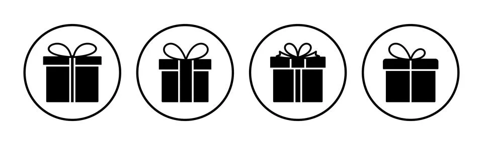 Gift icon vector. gift box icon. birthday gift Ilustração Stock