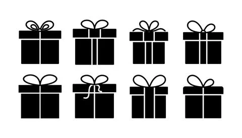 Gift icon vector. gift box icon. birthday gift Stock Illustration