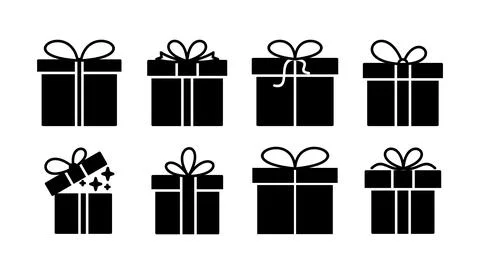 Gift icon vector. gift box icon. birthday gift Ilustração Stock