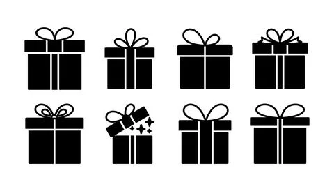 Gift icon vector. gift box icon. birthday gift Ilustração Stock