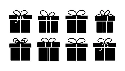 Gift icon vector. gift box icon. birthday gift Ilustração Stock
