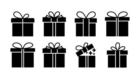 Gift icon vector. gift box icon. birthday gift Ilustração Stock