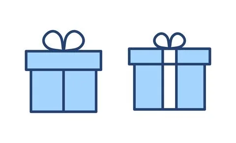 Gift icon vector. gift sign and symbol. birthday gift Stock Illustration