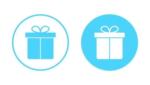 Gift icon vector. gift sign and symbol. birthday gift Stock Illustration