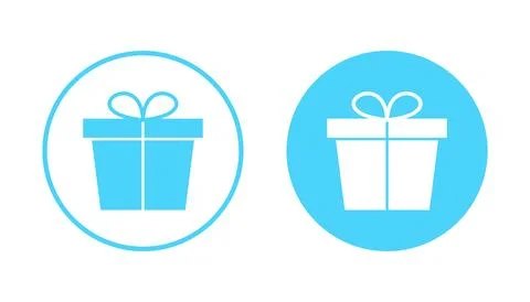 Gift icon vector. gift sign and symbol. birthday gift Stock Illustration