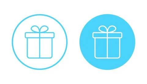 Gift icon vector. gift sign and symbol. birthday gift Stock Illustration