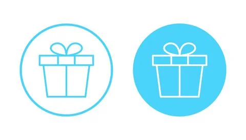 Gift icon vector. gift sign and symbol. birthday gift Stock Illustration