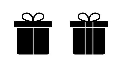 Gift icon vector. gift sign and symbol. birthday gift Stock Illustration