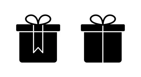 Gift icon vector. gift sign and symbol. birthday gift Stock Illustration