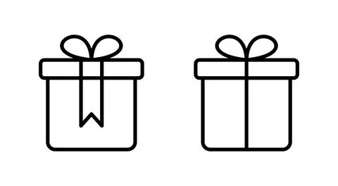 Gift icon vector. gift sign and symbol. birthday gift Stock Illustration