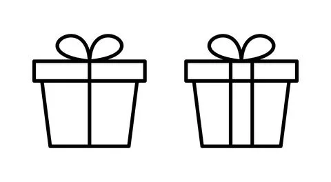 Gift icon vector. gift sign and symbol. birthday gift Stock Illustration