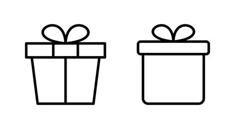 Gift icon vector. gift sign and symbol. birthday gift Stock Illustration
