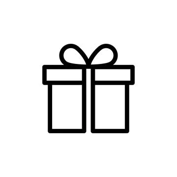 Gift icon vector. gift vector icon. birthday gift Stock Illustration