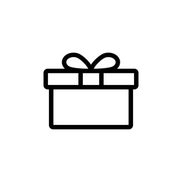 Gift icon vector. gift vector icon. birthday gift Stock Illustration