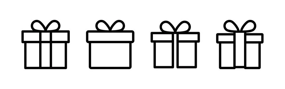 Gift icon vector. gift vector icon. birthday gift Stock Illustration