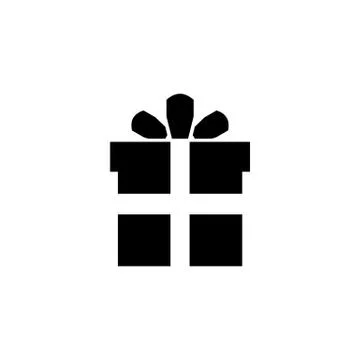 Gift icon vector Stock Illustration