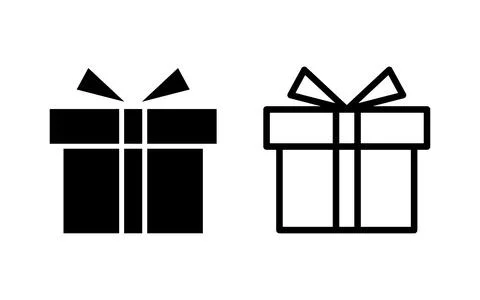 Gift icon vector illustration. gift sign and symbol. birthday gift Stock Illustration