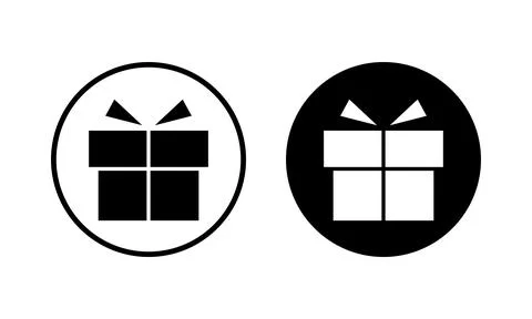 Gift icon vector illustration. gift sign and symbol. birthday gift Stock Illustration