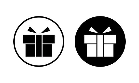 Gift icon vector illustration. gift sign and symbol. birthday gift Stock Illustration