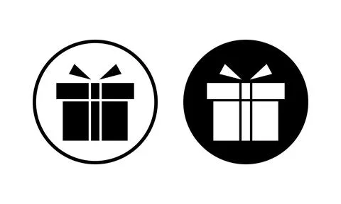 Gift icon vector illustration. gift sign and symbol. birthday gift Stock Illustration