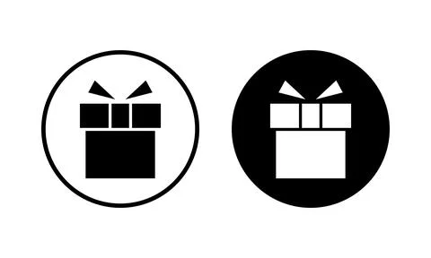 Gift icon vector illustration. gift sign and symbol. birthday gift Stock Illustration