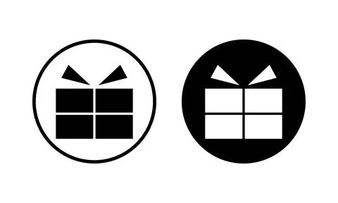 Gift icon vector illustration. gift sign and symbol. birthday gift Stock Illustration