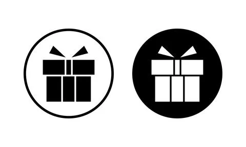 Gift icon vector illustration. gift sign and symbol. birthday gift Stock Illustration