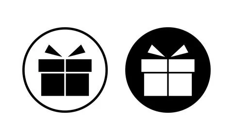 Gift icon vector illustration. gift sign and symbol. birthday gift Stock Illustration