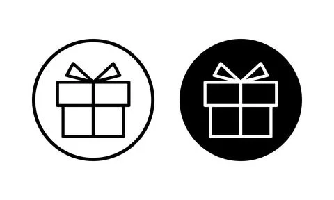 Gift icon vector illustration. gift sign and symbol. birthday gift Stock Illustration