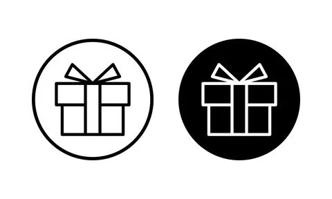 Gift icon vector illustration. gift sign and symbol. birthday gift Stock Illustration