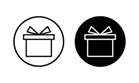 Gift icon vector illustration. gift sign and symbol. birthday gift Stock Illustration