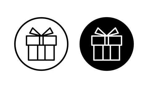 Gift icon vector illustration. gift sign and symbol. birthday gift Stock Illustration