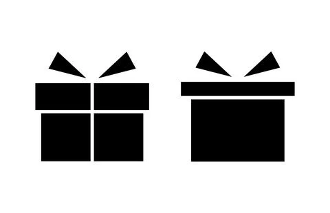 Gift icon vector illustration. gift sign and symbol. birthday gift Stock Illustration
