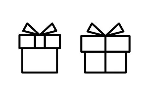 Gift icon vector illustration. gift sign and symbol. birthday gift Stock Illustration