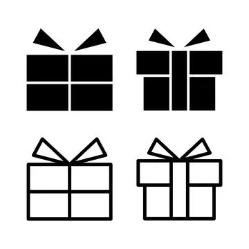 Gift icon vector illustration. gift sign and symbol. birthday gift Stock Illustration