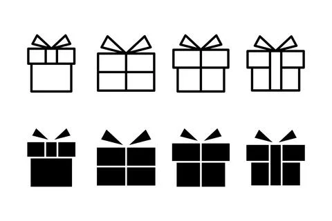 Gift icon vector illustration. gift sign and symbol. birthday gift Stock Illustration